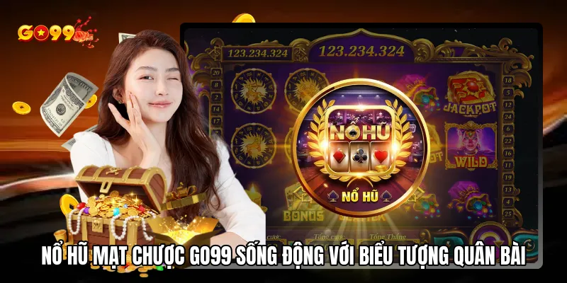Nổ hũ mạt chược GO99 sống động với biểu tượng quân bài